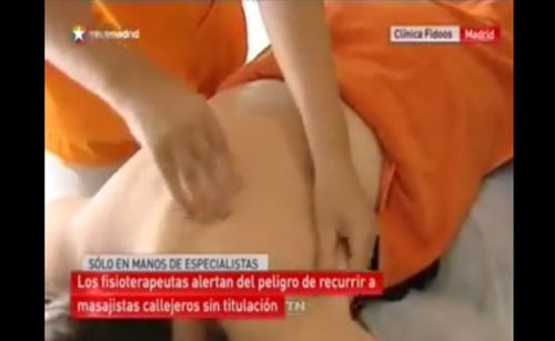 Telemadrid informa sobre la campaña de los Fisioterapeutas Madrileños
